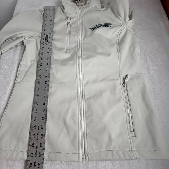 Clique Womens Telemark Softshell Jacket Medium Gray Full-Zip Pebble Beach New - Picture 9 of 9